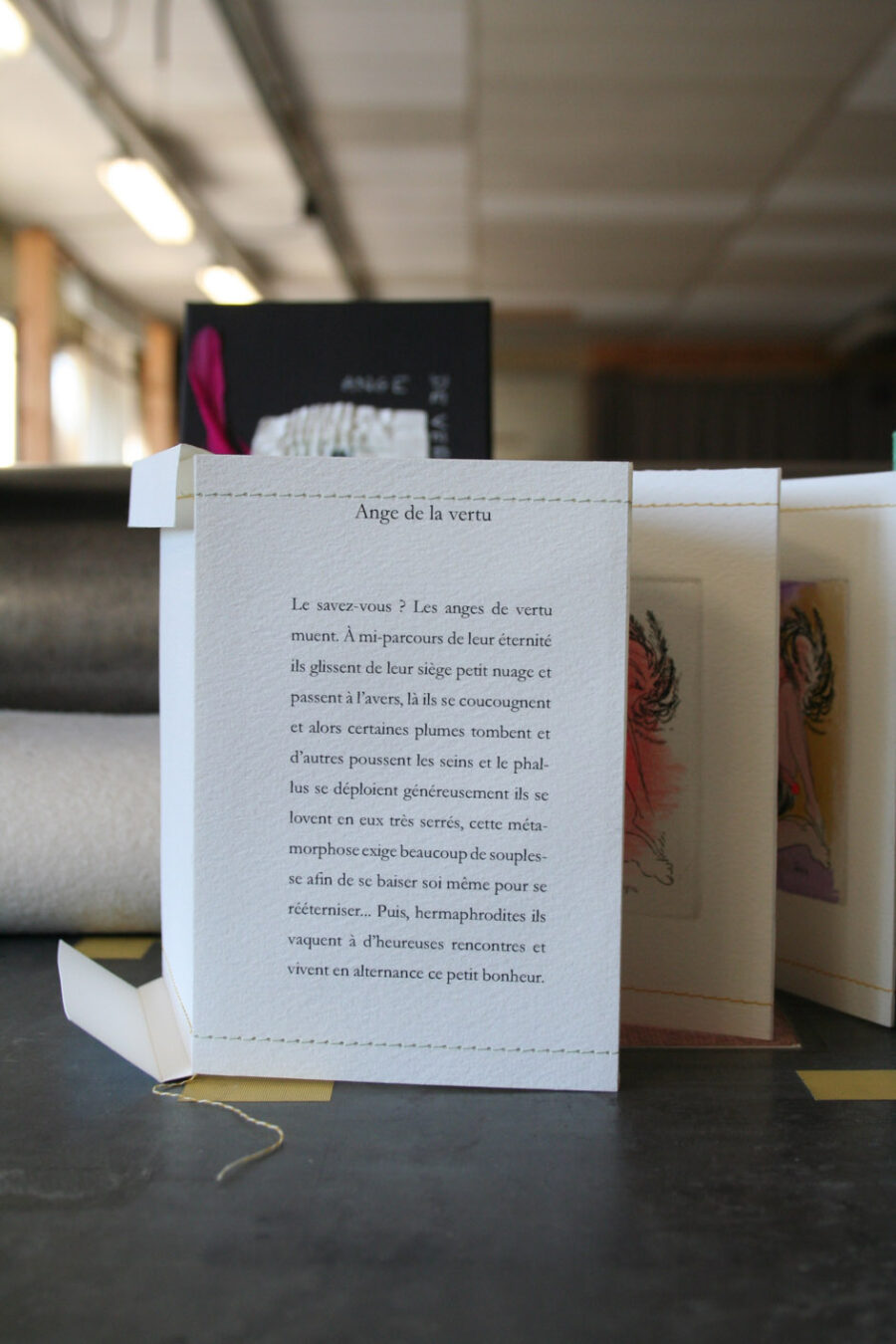 Texte du Leporello Ange de vertu