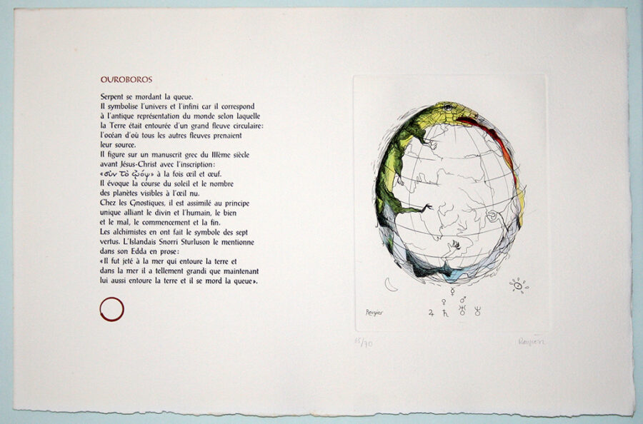 image de l'estampe Ouroboros